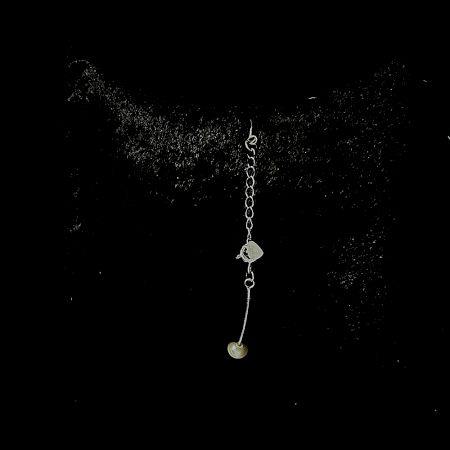 Handmade Minimal 92.5 Sterling Silver Pearly Bracelet